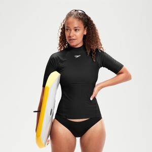 Kurzarm-Rash-Top für Damen