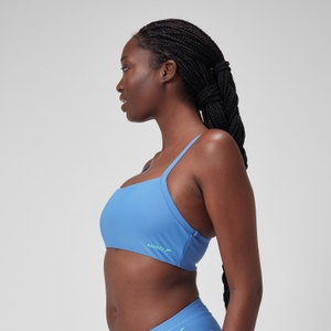 Women's Racerback Crop Top Blue