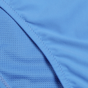 Bas de bikini classique couleur unie pour femmes, bleu