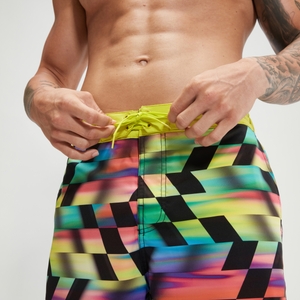 Men's Printed Bondi Basin Boardshort 20" Red