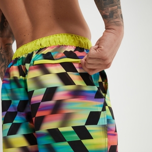 Men's Printed Bondi Basin Boardshort 20" Red
