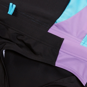 Bikini Femme Colourblock Splice noir/violet
