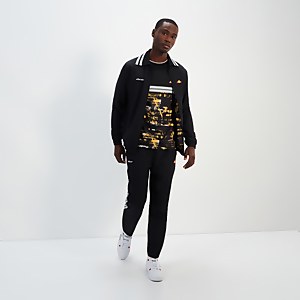 Mens Main Track Top Black/Multi - 2XL