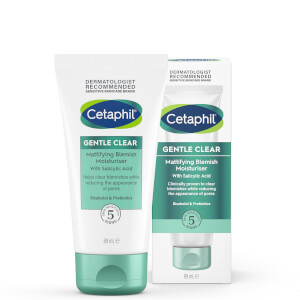 Cetaphil Gentle Clear Mattifying Blemish Face Cream with Salicylic Acid for Sensitive Skin 89ml