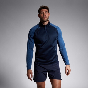 CANTERBURY ELITE 1/4 ZIP TOP AU NAVY - S