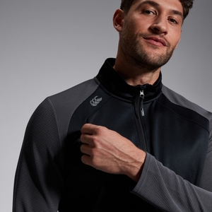 Elite 1/4 Zip Top Black