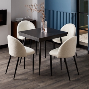 Illona 4 6 Seater Extending Dining Table Homebase