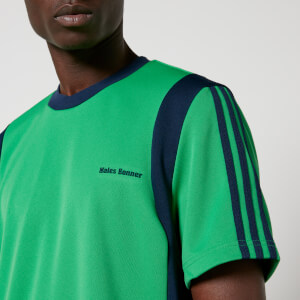 【J53】70s adidasベンテックスサッカーシャツフロッキープリント adidas x Wales Bonner Piqué Football Shirt - S | Coggles