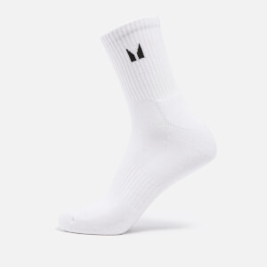 MP Unisex Crew Socks - White