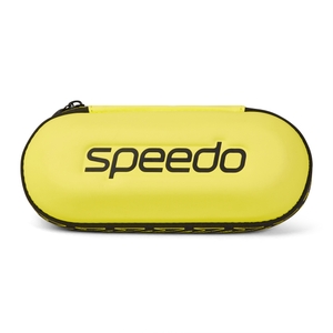 Étui de rangement unisexe pour lunettes de natation jaune sécurité