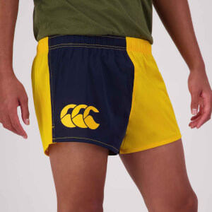 MENS 3IN SUMMER TOUCH SHORT GOLD/NAVY
