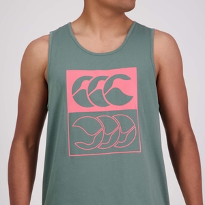 Mens Flip Tank Dark Forest