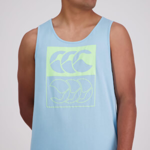 Mens Flip Tank Sky Blue
