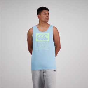 Mens Flip Tank Sky Blue- XS