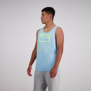 Mens Flip Tank Sky Blue