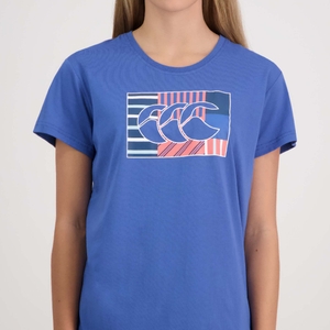 Women Uglies Ss T-Shirt Bright Cobalt