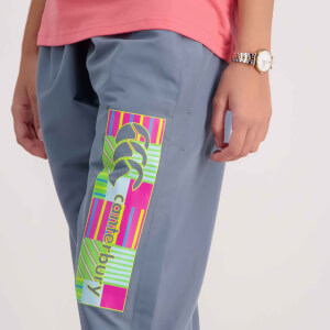 Women Uglies Tprd Cuff Stadium Pant Blue Mirage