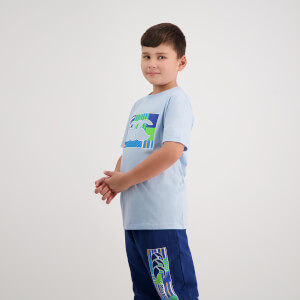Kids Uglies Ss T-Shirt Cerulean Blue