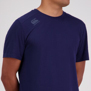 Mens Vapodri Ss Tempo T-Shirt Navy Marle