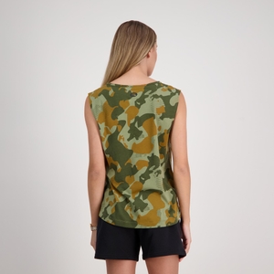WOMEN DEFENCE AOP SINGLET BEETLE