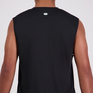 Mens Force Vapodri Singlet Jet Black