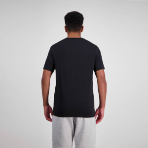 Mens Ss Printed T-Shirt Jet Black