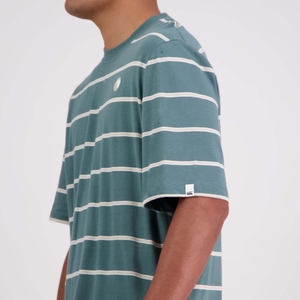 Mens Ss Yarn Dye T-Shirt Sea Pine