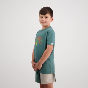 Kids Canterbury Printed T-Shirt Sea Pine