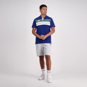 Mens Chest Stripe Ss Polo Limoges
