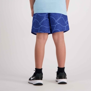 Kids Aop Swim Tactic Short Turkish Sea