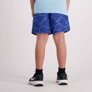 Kids Aop Swim Tactic Short Turkish Sea