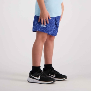 Kids Aop Swim Tactic Short Turkish Sea