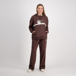 Women Clash Hoodie Turkish Coffee