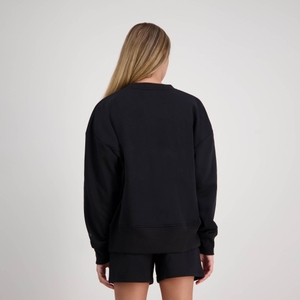 Women Force Crew Sweat Jet Black