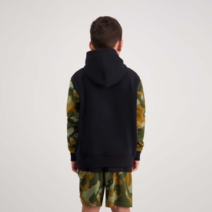 KIDS FORCE CREST OH HOODIE JET BLACK