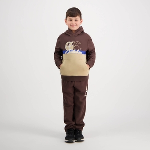 KIDS CLASH HOODIE TURKISH COFFEE