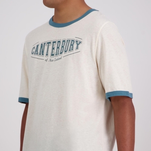 MENS CAPTAIN RINGER T-SHIRT ANTIQUE WHITE- 59