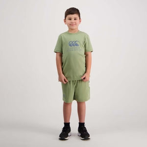 KIDS CNZ LARGE LOGO T-SHIRT OIL GREEN