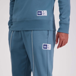 MENS CAPTAIN 32IN PIPED TRACKPANT HYDRO