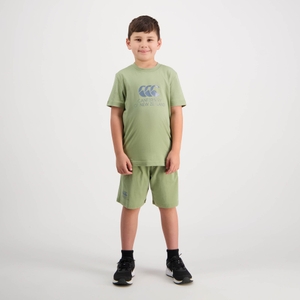 KIDS CNZ KNIT SHORT OIL GREEN