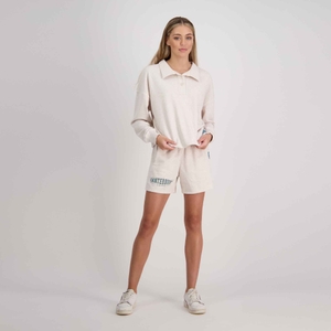 Women Captain Knit 5In Short Oatmeal Marle- 28