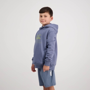 KIDS CNZ LARGE LOGO HOODIE BLUE MIRAGE