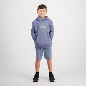 KIDS CNZ LARGE LOGO HOODIE BLUE MIRAGE