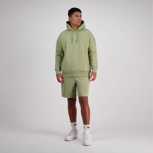 Mens Cnz Large Logo Hoodie Oil Green