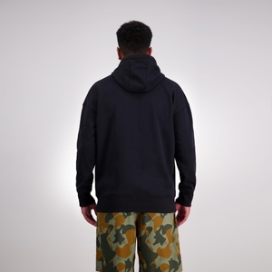 MENS FORCE CREST HOODIE JET BLACK