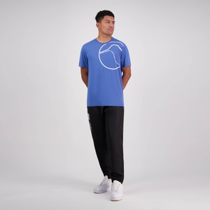 MENS BRUSH STROKE T-SHIRT BRIGHT COBALT