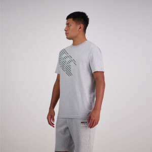 Mens Stripe Canterbury T-Shirt Classic Marle