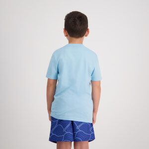 Kids Brush Stroke T-Shirt Sky Blue