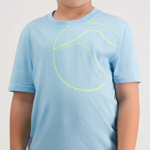 Kids Brush Stroke T-Shirt Sky Blue