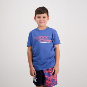Kids Stripe T-Shirt Bright Cobalt